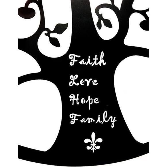 Metal Tree of Life, 24" Metal Wall Decor, Circle of Life, Metal Wall Art, Round - Picture 2 of 5